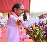 CM KCR drink tea at a Dhaba hotel