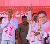 KCR tells joke on Harish Rao