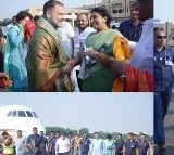 Rahul, Priyanka offer prayers at Telangana's Ramappa temple