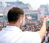 Rahul Gandhi in Telangana Bus yatra