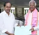Kadiam Srihari receives B form from KCR