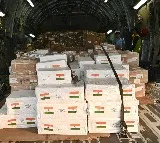 India sends humanitarian aid to war-torn Palestine
