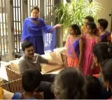 Upasana and Ram Charan celebrates Dasara with Seva Samaj girls