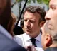 French President Emmanuel Macron arrives in Israel