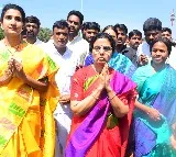 Nara Bhuvaneswari went to Naravaripalle from Tirumala