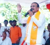 Etala Rajender compares Gajwel election with kurukshethra