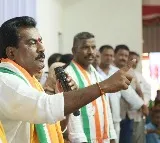 Janga Raghavareddy fires at congress party