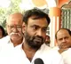 Vishnuvardhan Reddy followers protest at Gandhi Bhavan