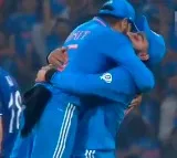 Virat Kohli lifts Rohit Sharma in excitement