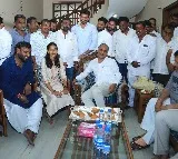 Telangana Minister Harish Rao meets P Vishnuvardhan Reddy