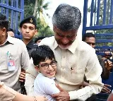 Chandrababu gets emotional after seeing grandson Devansh