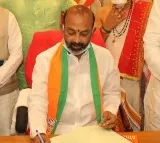 Bandi Sanjay talks about medigadda and annaram projects issue