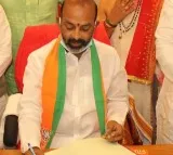 Bandi Sanjay accuses Rahul Gandhi and KTR over obc comments