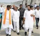 BJP leaders visit Medigadda barrage, blame KCR for sinking of piers