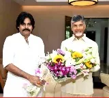 Pawan Kalyan visits Chandrababu residence in Hyderabad