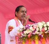 CM KCR attends BRS rally in Kothagudem