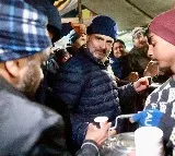 Rahul Gandhi serves tea to devotees at Kedarnath Temple