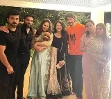 Mahesh Babu and Ram Charan clicked at a party