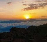 Tourists have to pay to see the rising sun from Vanjangi viewpoint near Paderu