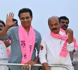 Minister KTR drags Karnataka issue into ts elections
