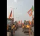 Patancheru Nandishwar Goud took Bulldozer Rally while going to file his nomination papers