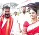 Revanth Reddy in Tirumala with family