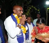 RS Praveen Kumar election campaign in Nagar Kurnool