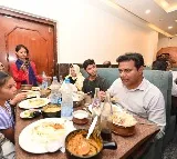 Telangana minister KTR sudden entry to Shadab hotel