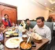 Telangana minister KTR sudden entry to Shadab hotel