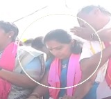 Kavitha fell ill in election campaign