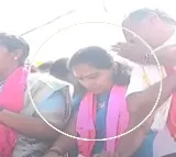 Kavitha fell ill in election campaign
