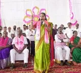 MLC Kavitha campaign in Dharmapuri