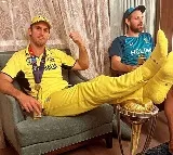 Mitchell Marsh rested his feet on world cup draws netizens with anger