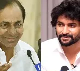 Nani promotes Hai nanna movie imitating kcr