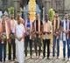 Team India players in Simhadri Appanna temple