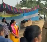 Police searches MLC kavitha car