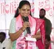 BRS MLC Kavitha road show in Nizamabad