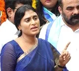 YS Sharmila hot comments on ktr