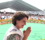 Priyanka Gandhi public meeting in Madhira