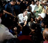 Rahul Gandhi meets job aspirants in Hyderabad