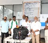 Payyavula Keshav talks to media after meeting with election commissioner