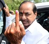 Telangana: KCR casts vote in Chintamadaka village