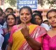 MLC Kavitha Casts her vote