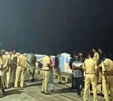Once again tension at Sagar Dam as AP and Telangana polices deployed there