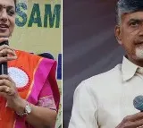Former CM Chandrababu and Minister Roja traveled in the same flight from Tirupati to Vijayawada