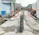 Man built wall between CC Road in Palandu district