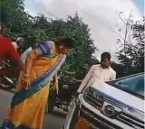 Ex-PM Deve Gowda's daughter-in-law’s outburst at biker: Rs 1.5 cr car worth more than your life