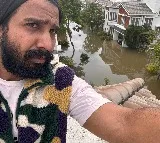Hero Vishnu Vishal seeking help amid flood water surrounded his residence in Chennai