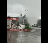 Tornado spotted in Kakinada district while Cyclone Michaung banters AP Coast