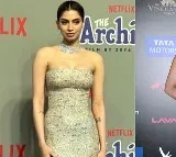 Bollywood Actress Khushi Kapoor wears her mother Sridevi glamorous gown